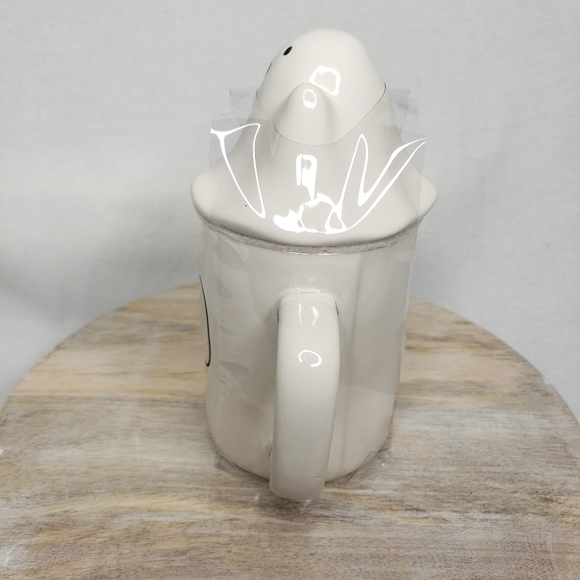 Rae Dunn Boo Mug with Ghost Topper New - Picture 4 of 5